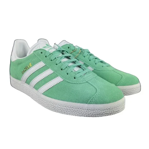 Adidas Originals Gazelle Green White Suede Shoes HQ4410 Women's Size 7 - 9.5 - Picture 4 of 9